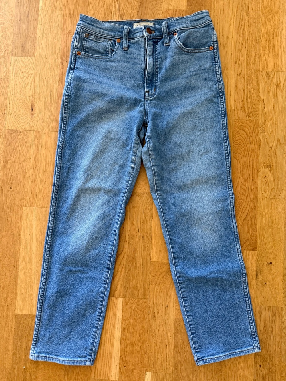 Madewell Light Blue Straight-Leg Women’s Jeans